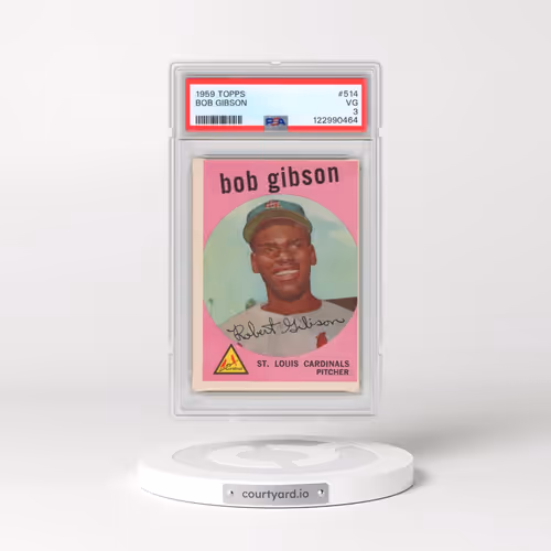 1959 Topps #514 Bob Gibson (PSA 3 VG)
