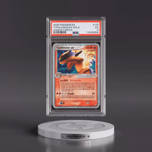 2005 Pokémon EX Unseen Forces #110 Typhlosion EX - Holo Holo (PSA 5 EX)