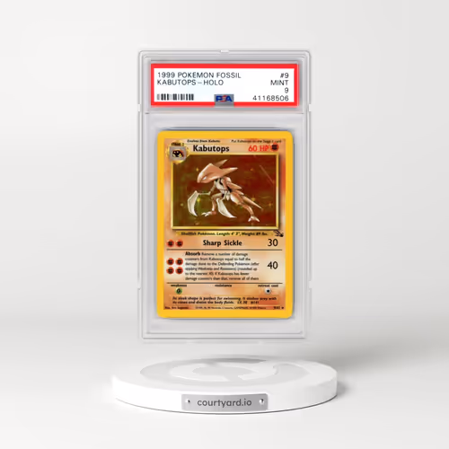 1999 Pokémon Fossil #9 Kabutops - Holo (PSA 9 MINT)