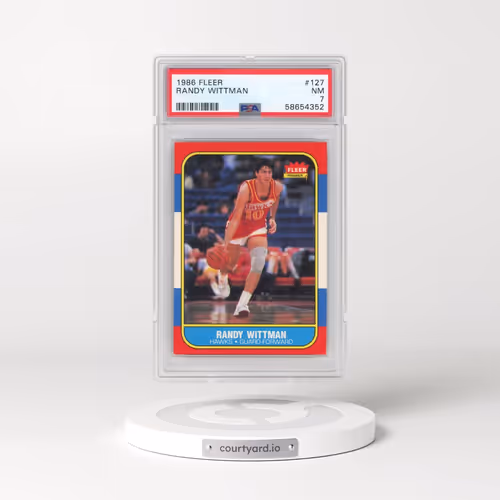 1986 Fleer #127 Randy Wittman (PSA 7 NM)