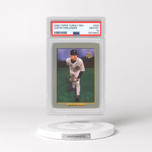 2006 Topps Turkey Red #630 Justin Verlander (PSA 10 GEM MINT)