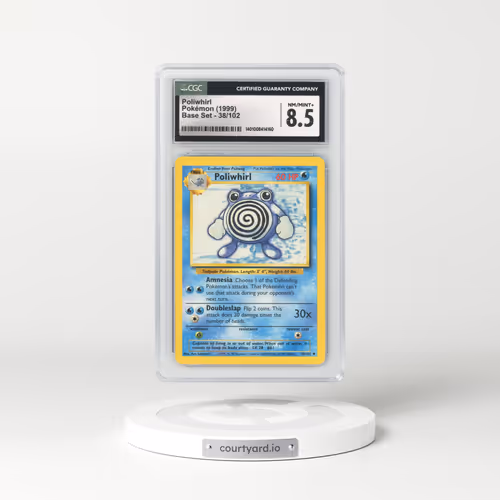 1999 Base Set #38/102 Poliwhirl (CGC 8.5 NM-MT+)