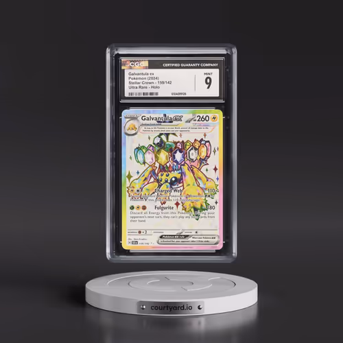 2024 Stellar Crown - SCR EN #159/142 Galvantula ex - Ultra Rare Holo (CGC 9 MINT)