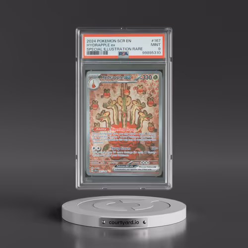 2024 Pokémon Scr EN-Stellar Crown #167 Hydrapple EX - Holo Special Illustration Rare (PSA 9 MINT)