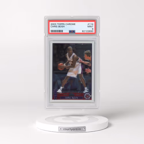 2003 Topps Chrome #114 Chris Bosh (PSA 9 MINT)