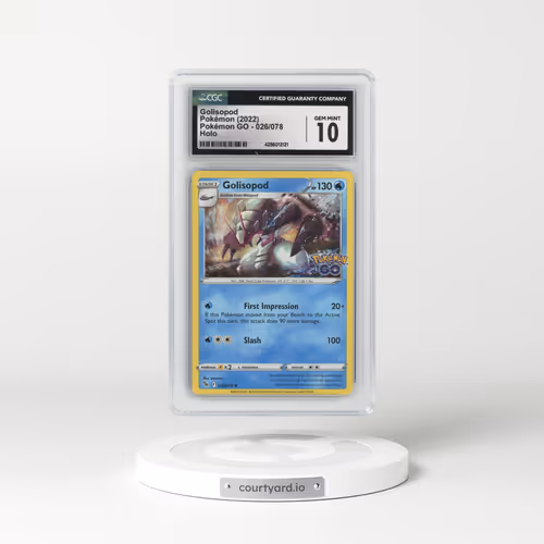 2022 Pokémon GO #026/078 Golisopod - Holo (CGC 10 GEM MINT)