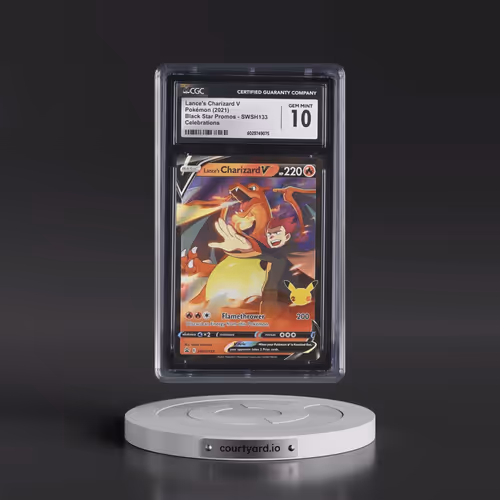 2017 Black Star Promos - Sword & Shield #SWSH133 Lance's Charizard V - Celebrations (Holo) (CGC 10 G