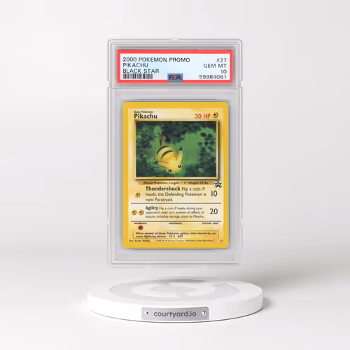 2000 Pokémon Promo Black Star #27 Pikachu (PSA 10 GEM MINT)