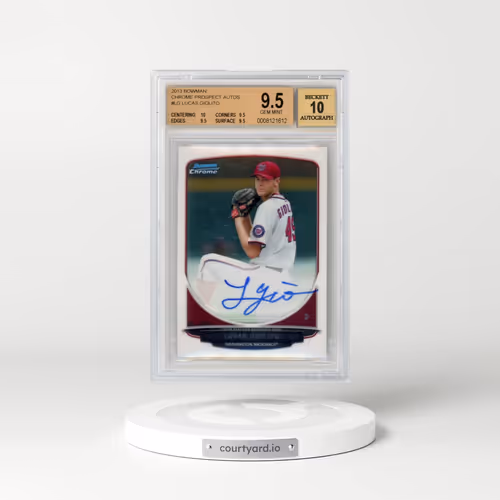 2013 Bowman Chrome Prospect Autographs #LG Lucas Giolito (BGS 9.5 GEM MINT)