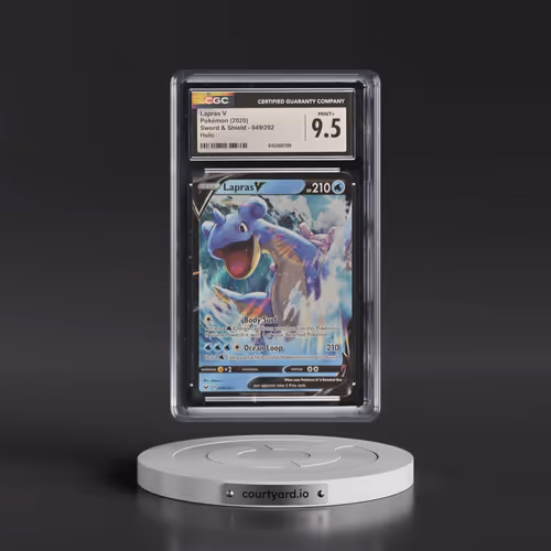 2020 Sword & Shield #049/202 Lapras V - Holo (CGC 9.5 MINT+)