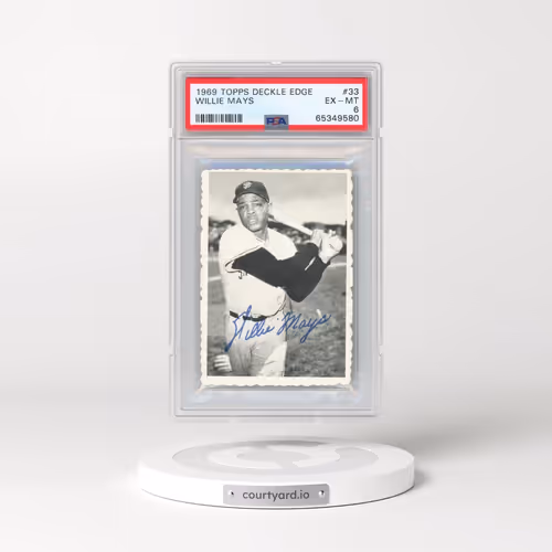 1969 Topps Deckle Edge #33 Willie Mays (PSA 6 EX-MT)
