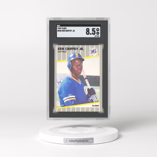 1989 Fleer #548 Ken Griffey Jr (SGC 8.5 NM-MT+)
