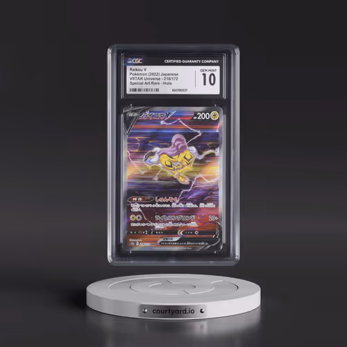 2022 VSTAR Universe #218/172 Raikou V - Special Art Rare Holo (CGC 10 GEM MINT)