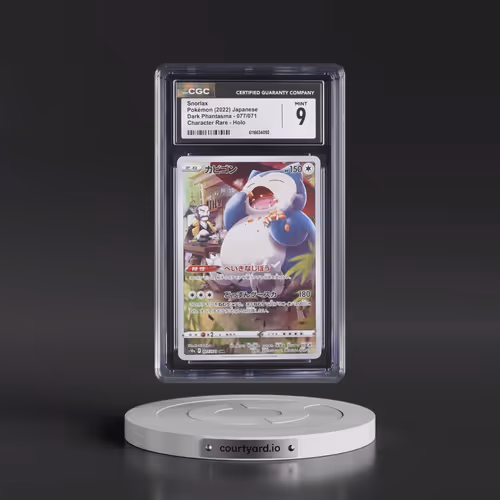 2021 Dark Phantasma #077/071 Snorlax - Character Rare Holo (CGC 9 MINT)