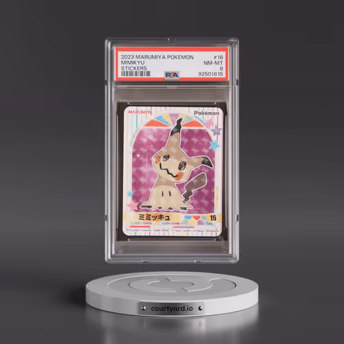 2023 Marumiya Pokémon Stickers #16 Mimikyu (PSA 8 NM-MT)