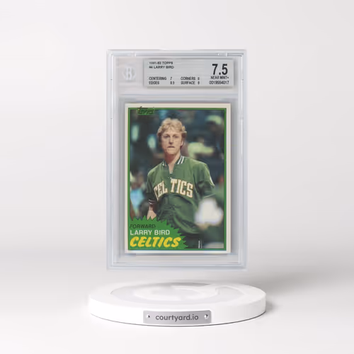 1981 Topps #4 Larry Bird (BGS 7.5 NM+)