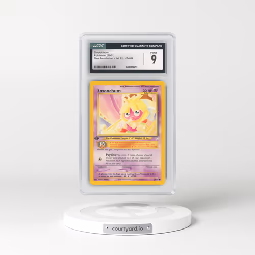 2001 Neo Revelation #54/64 Smoochum - 1st Edition (CGC 9 MINT)