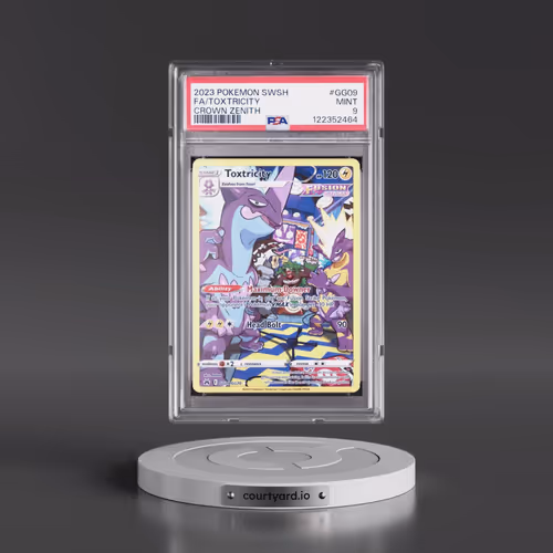 2023 Pokémon Sword and Shield Crown Zenith #GG09 Toxtricity - Full Art (PSA 9 MINT)