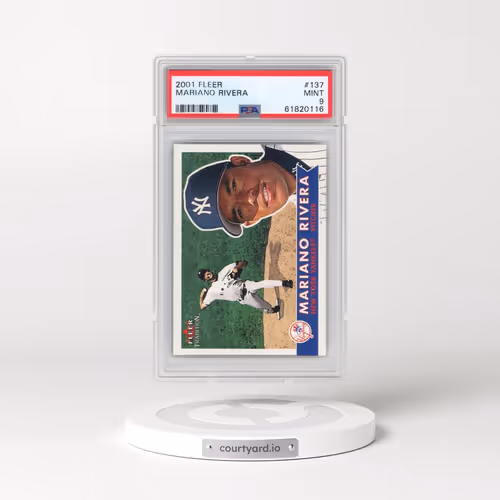 2001 Fleer #137 Mariano Rivera (PSA 9 MINT)