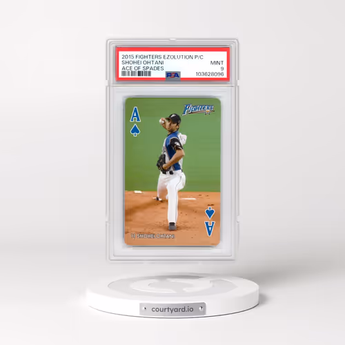 2015 Nippon-Ham Fighters Ezolution Playing Cards Shohei Ohtani - Ace of Spades (PSA 9 MINT)