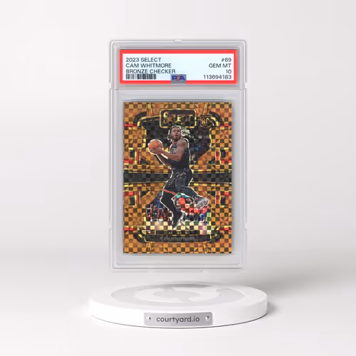 2023 Panini Select #69 Cam Whitmore - Bronze Checker (PSA 10 GEM MINT)