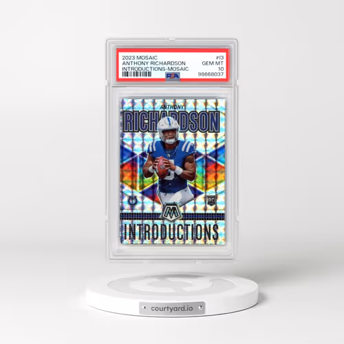 2023 Panini Mosaic Introductions #I3 Anthony Richardson - Mosaic (PSA 10 GEM MINT)