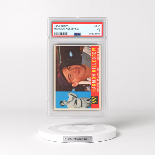 1960 Topps #210 Harmon Killebrew (PSA 3 VG)