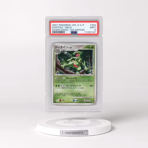 2007 Pokémon Diamond & Pearl Dawn Dash #304 Sceptile - 1st Edition Holo (PSA 9 MINT)