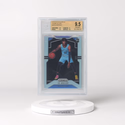 2019 Panini Prizm #249 Ja Morant - Silver Prizm (BGS 9.5 GEM MINT)