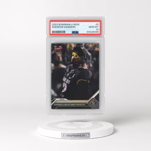 2023 Bowman U Now #5 Shedeur Sanders (PSA 10 GEM MINT)