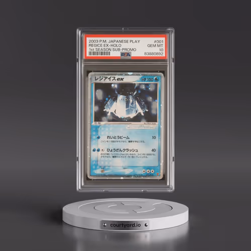 2003 Pokémon Play Promo #001 Regice EX - Holo Holo 1st Season Subscription (PSA 10 GEM MINT)