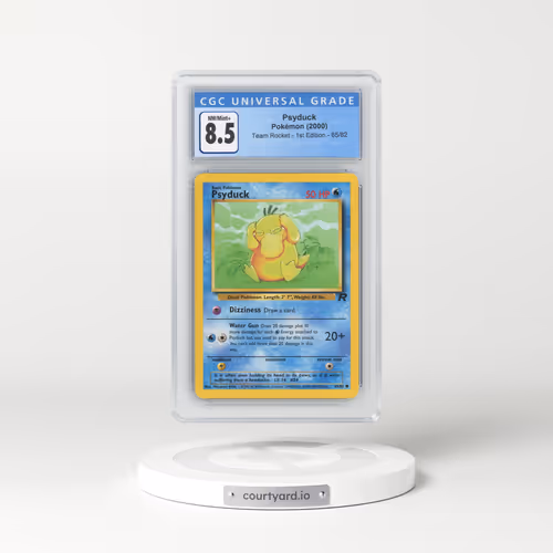 2000 Team Rocket #65/82 Psyduck - 1st Edition 1st Edition (CGC 8.5 NM-MT+)