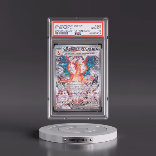 2023 Pokémon Obf EN-Obsidian Flames #223 Charizard EX - Holo Special Illustration Rare (PSA 10 GEM M