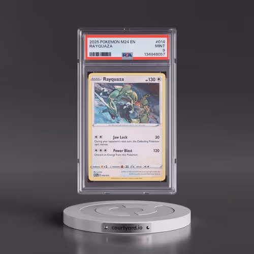 2025 Pokémon M24 EN-Mcdonald's Collection #014 Rayquaza (PSA 9 MINT)