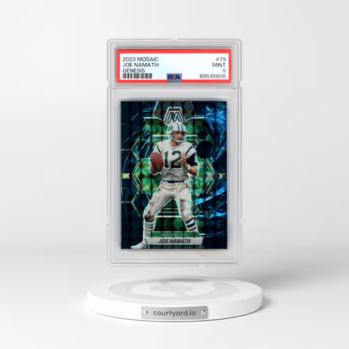 2023 Panini Mosaic #79 Joe Namath - Genesis (PSA 9 MINT)