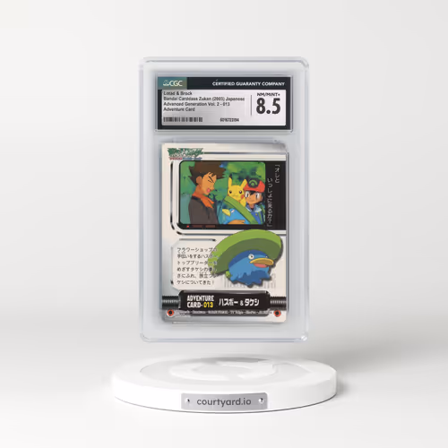2003 Advanced Generation Vol. 2 #013 Lotad & Brock - Adventure Card (CGC 8.5 NM-MT+)
