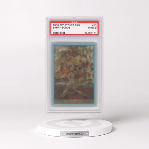 1986 Sportflics Rookies #13 Barry Bonds (PSA 9 MINT)