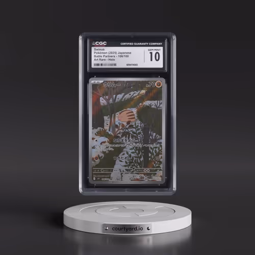 2025 Pokémon SV9-Battle Partners #106 Swinub - Art Rare (CGC 10 GEM MINT)