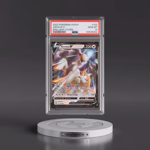 2022 Pokémon Sword & Shield Brilliant Stars #122 Arceus V - Holo (PSA 10 GEM MINT)
