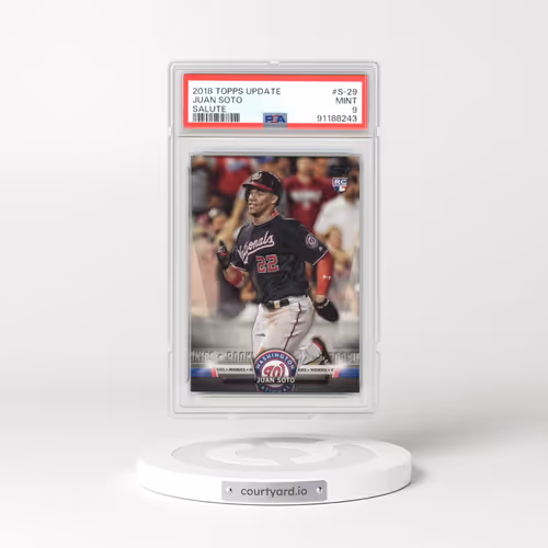 2018 Topps Update Salute #S-29 Juan Soto (PSA 9 MINT)