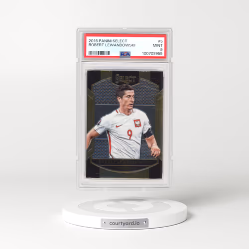 2016 Panini Select #5 Robert Lewandowski (PSA 9 MINT)