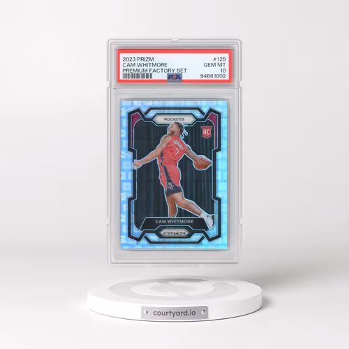 2023 Panini Prizm #129 Cam Whitmore - Premium Factory Set (PSA 10 GEM MINT)