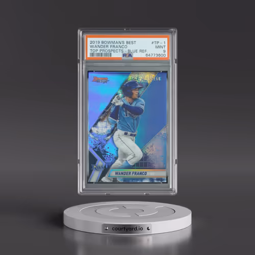 2019 Bowman's Best Top Prospects #TP-1 Wander Franco - Blue Refractor (PSA 9 MINT)