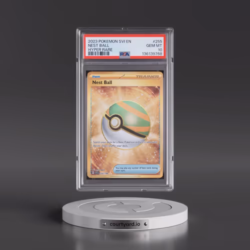 2023 Pokémon Svi EN-Scarlet & Violet #255 Nest Ball - Hyper Rare (PSA 10 GEM MINT)