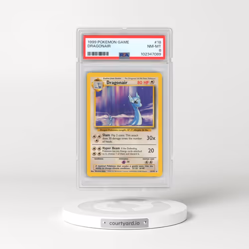 1999 Pokémon Game #18 Dragonair (PSA 8 NM-MT)