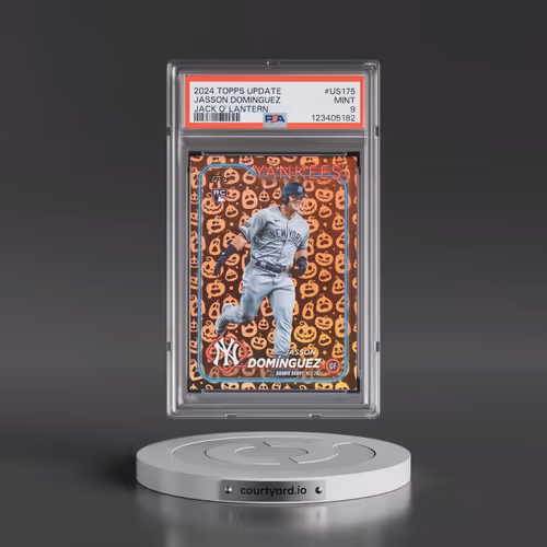 2024 Topps Update #US175 Jasson Dominguez - Jack O' Lantern (PSA 9 MINT)