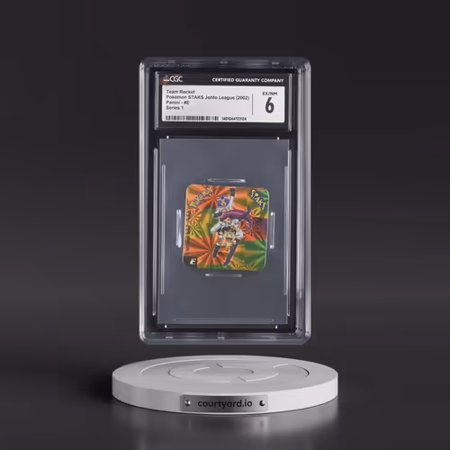 2002 Pokémon STAKS Johto League (Panini 2002) - English #E Team Rocket - Series 1 (CGC 6 EX-NM)