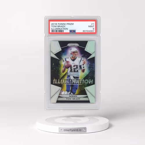 2018 Panini Prizm Illumination #1 Tom Brady (PSA 9 MINT)