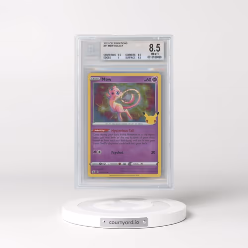 2021 Celebrations #011 Mew - Holo (BGS 8.5 NM-MT+)