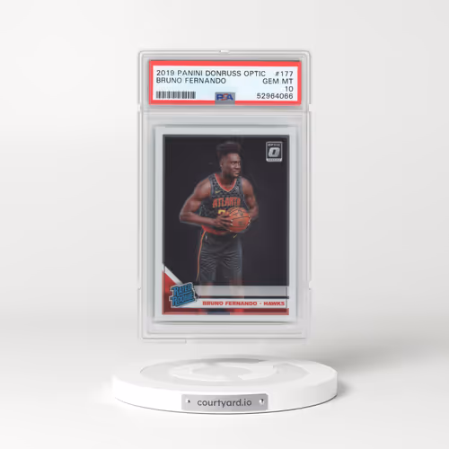 2019 Panini Donruss Optic #177 Bruno Fernando (PSA 10 GEM MINT)